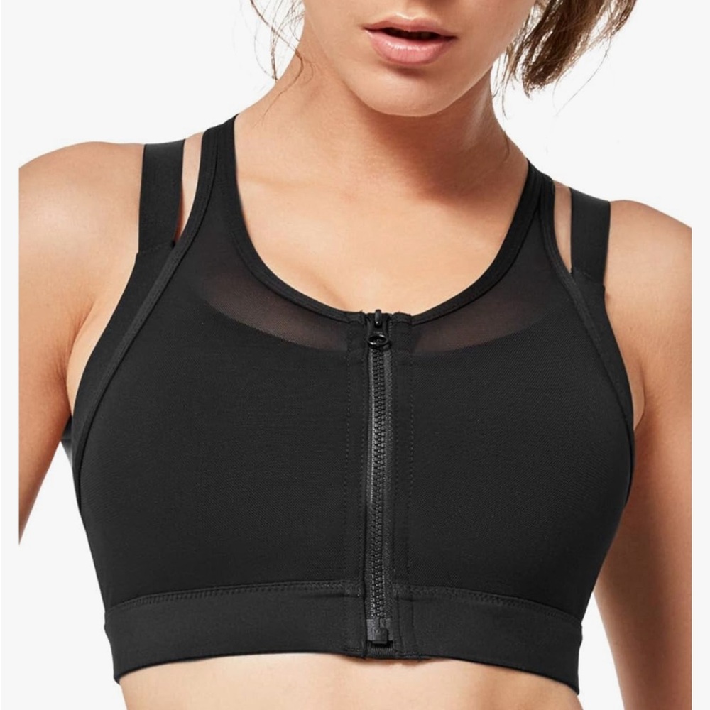 Yvette High Impact Front Zip Sports Bra